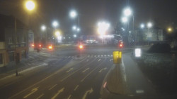 Křižovatka ulic Komenského a Velké Novosady