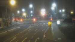 Křižovatka ulic Komenského a Velké Novosady