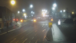 Křižovatka ulic Komenského a Velké Novosady