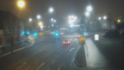 Křižovatka ulic Komenského a Velké Novosady