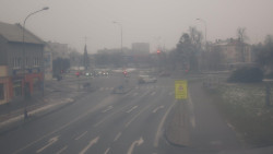 Křižovatka ulic Komenského a Velké Novosady