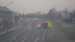 Křižovatka ulic Komenského a Velké Novosady