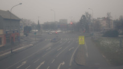 Křižovatka ulic Komenského a Velké Novosady