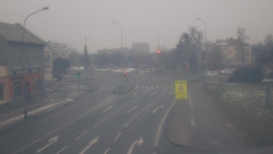 Křižovatka ulic Komenského a Velké Novosady