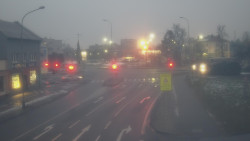 Křižovatka ulic Komenského a Velké Novosady