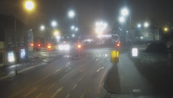 Křižovatka ulic Komenského a Velké Novosady