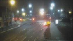 Křižovatka ulic Komenského a Velké Novosady