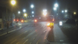 Křižovatka ulic Komenského a Velké Novosady