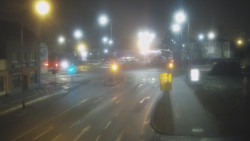 Křižovatka ulic Komenského a Velké Novosady