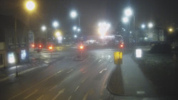 Křižovatka ulic Komenského a Velké Novosady