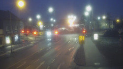 Křižovatka ulic Komenského a Velké Novosady