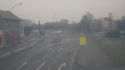 Křižovatka ulic Komenského a Velké Novosady