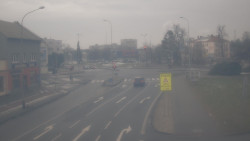 Křižovatka ulic Komenského a Velké Novosady