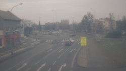 Křižovatka ulic Komenského a Velké Novosady