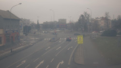 Křižovatka ulic Komenského a Velké Novosady