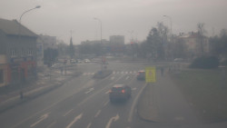 Křižovatka ulic Komenského a Velké Novosady