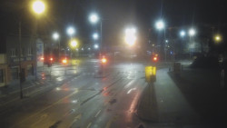 Křižovatka ulic Komenského a Velké Novosady