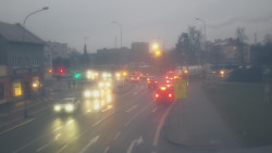 Křižovatka ulic Komenského a Velké Novosady