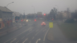 Křižovatka ulic Komenského a Velké Novosady