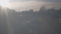 Křižovatka ulic Komenského a Velké Novosady