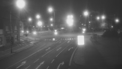 Křižovatka ulic Komenského a Velké Novosady