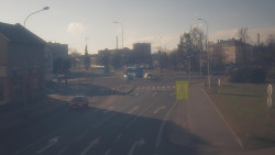 Křižovatka ulic Komenského a Velké Novosady