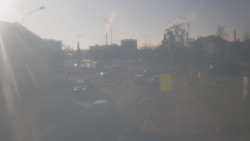 Křižovatka ulic Komenského a Velké Novosady