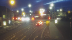 Křižovatka ulic Komenského a Velké Novosady