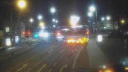 Křižovatka ulic Komenského a Velké Novosady