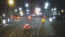 Křižovatka ulic Komenského a Velké Novosady