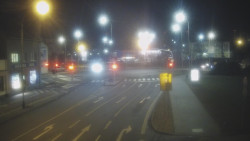 Křižovatka ulic Komenského a Velké Novosady