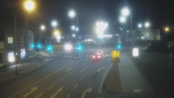 Křižovatka ulic Komenského a Velké Novosady