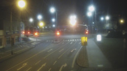 Křižovatka ulic Komenského a Velké Novosady