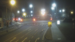 Křižovatka ulic Komenského a Velké Novosady