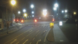 Křižovatka ulic Komenského a Velké Novosady