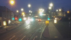 Křižovatka ulic Komenského a Velké Novosady