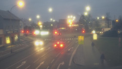 Křižovatka ulic Komenského a Velké Novosady