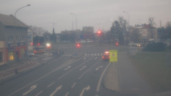 Křižovatka ulic Komenského a Velké Novosady