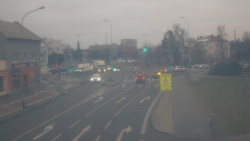 Křižovatka ulic Komenského a Velké Novosady