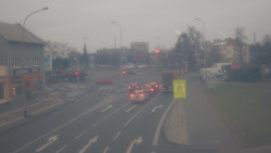 Křižovatka ulic Komenského a Velké Novosady