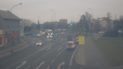 Křižovatka ulic Komenského a Velké Novosady