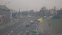 Křižovatka ulic Komenského a Velké Novosady