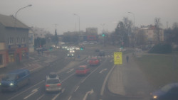 Křižovatka ulic Komenského a Velké Novosady