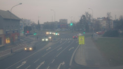 Křižovatka ulic Komenského a Velké Novosady