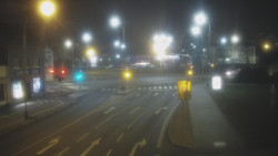 Křižovatka ulic Komenského a Velké Novosady