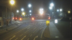 Křižovatka ulic Komenského a Velké Novosady