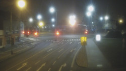 Křižovatka ulic Komenského a Velké Novosady