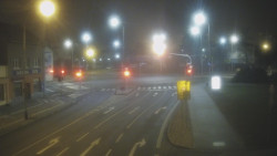 Křižovatka ulic Komenského a Velké Novosady