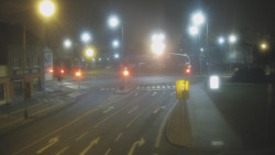 Křižovatka ulic Komenského a Velké Novosady