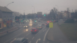 Křižovatka ulic Komenského a Velké Novosady